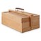 7 Elements Wooden Multi-Function Artist Tool and Brush Storage Box - Beechwood Art Supply Organizer with Drawers